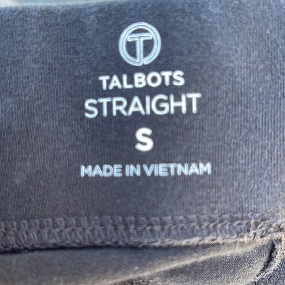Talbots Small Solid Black Pants - Picture 3 of 3